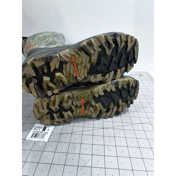 LaCrosse Men's Alphaburly Pro Insulated Waterproof Hunting Boots Sz. 8 Realtree - Picture 8 of 9
